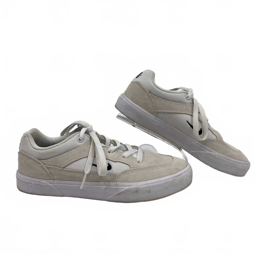 Nike White Beige Malor Skate Sneakers | Mens 7